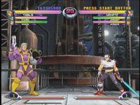 une photo d'Ã©cran de Marvel VS Capcom 2 sur Sega Dreamcast